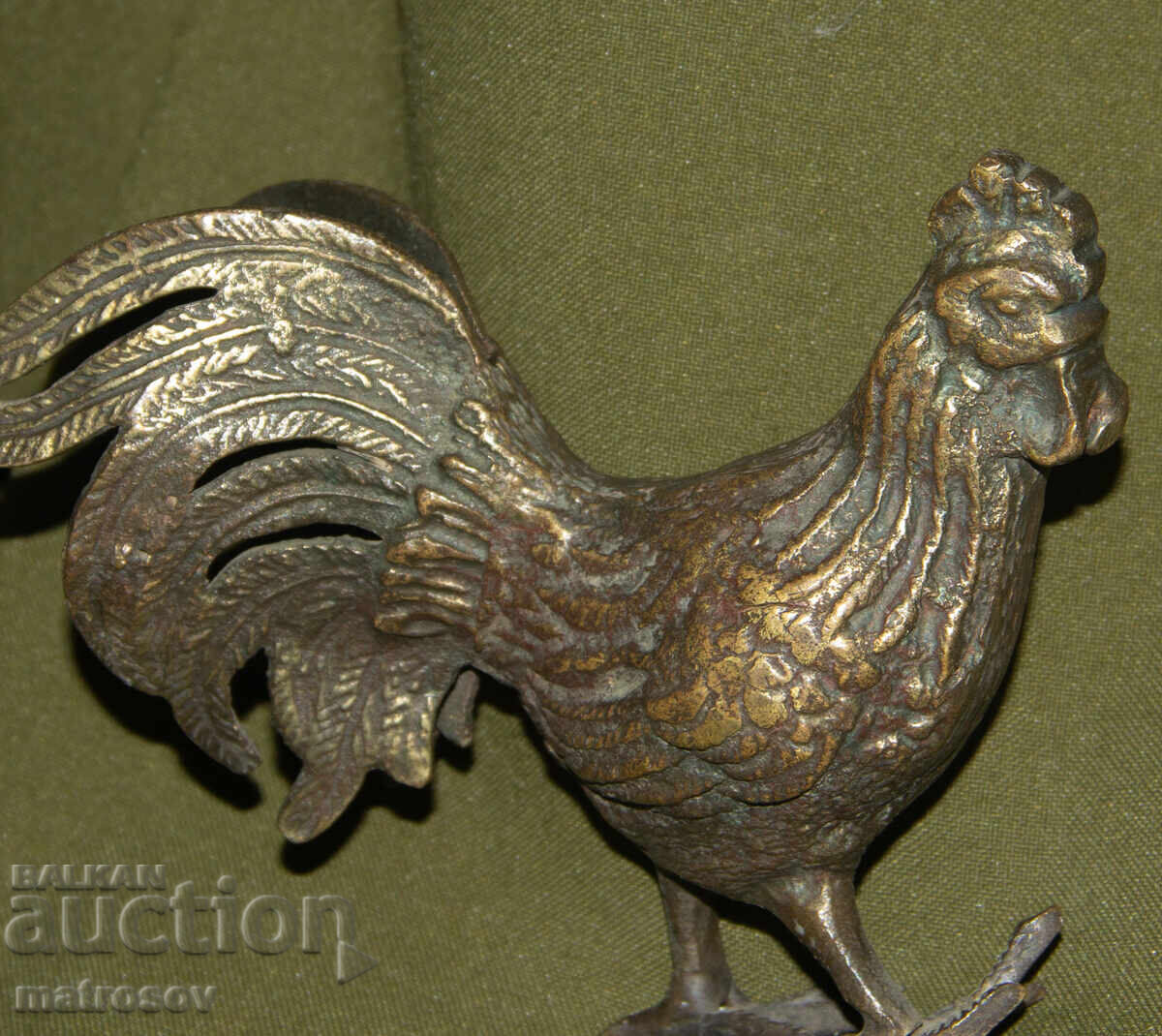 Original Bronze Rooster Sculpture - 7 Original Bronze Rooster Sculpture - 7