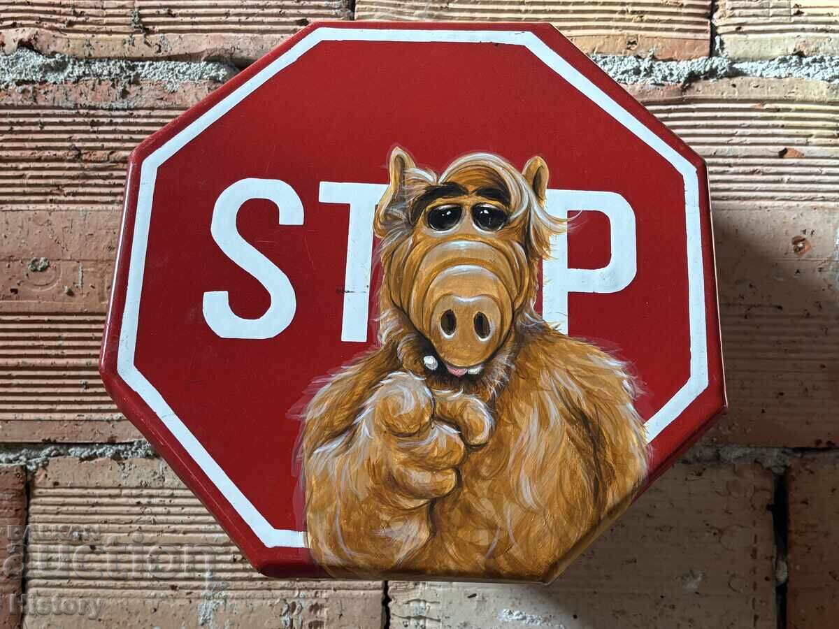 Auction  Enamelled sign/Picture