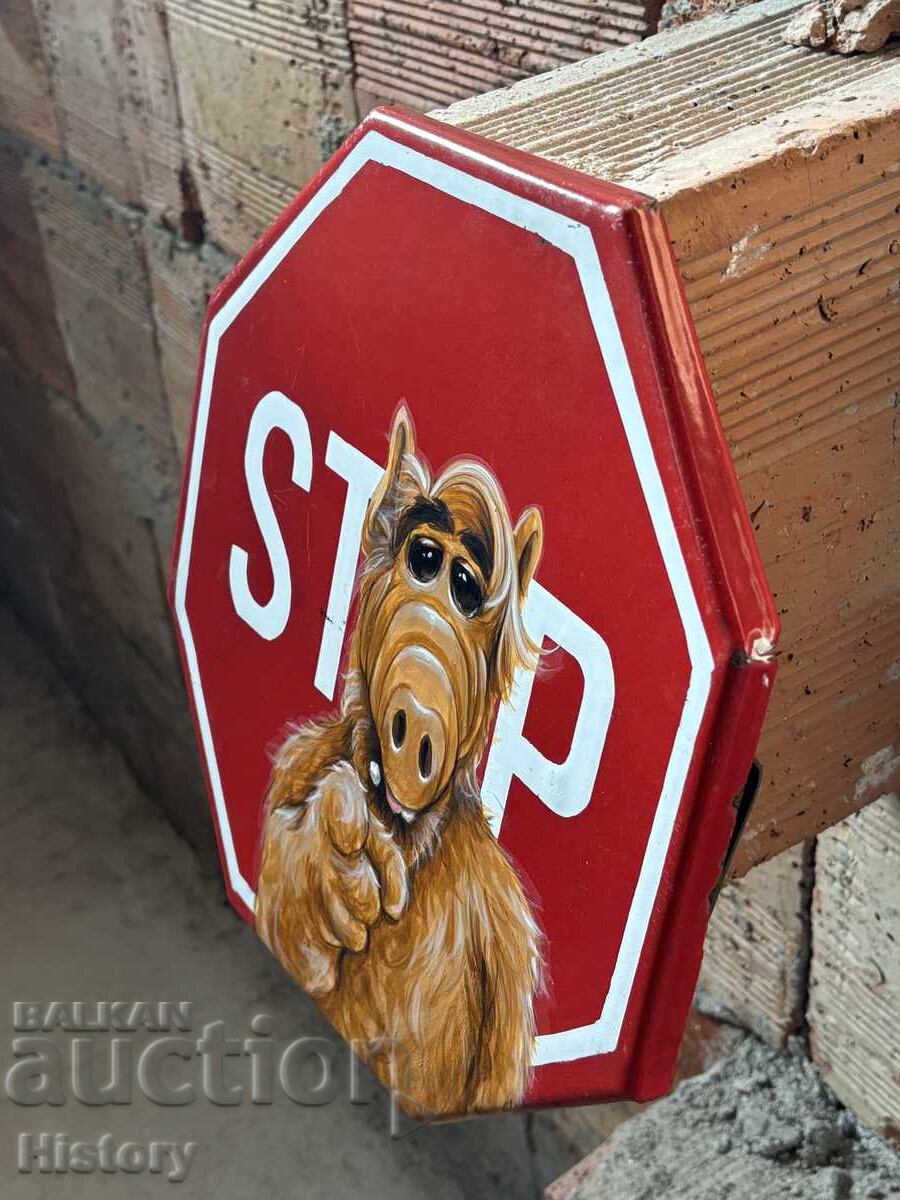 Delivery of Enamelled sign/Picture