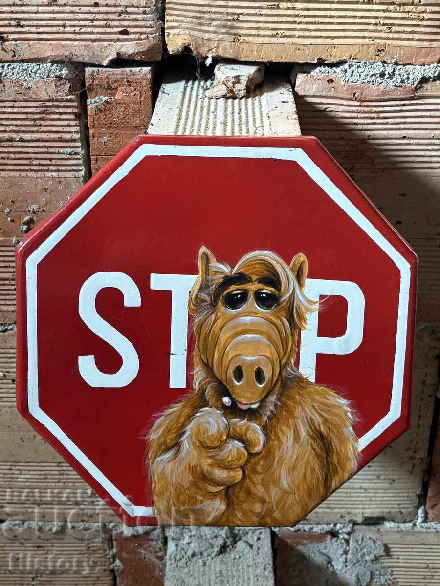 Enamelled sign/Picture