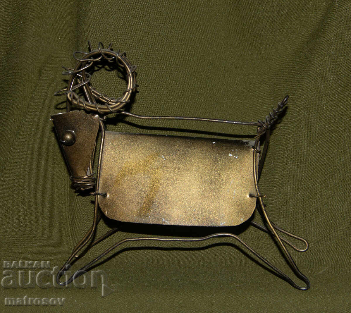 Metal decorative statue sculpture ram with price 150.00 BGN | € 76.69