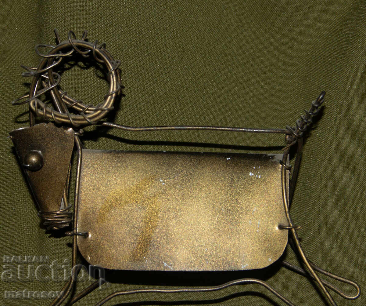 Auction  Metal decorative statue sculpture ram