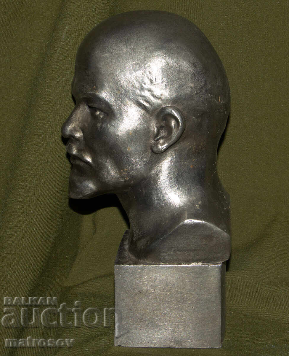 Παράδοση Μεταλλικό γλυπτό προτομή Ρωσία ΕΣΣΔ Βλαντιμίρ Ιλιτς Λένιν