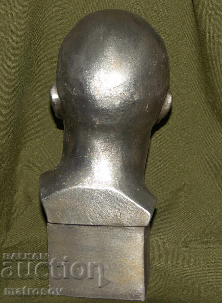 Μεταλλικό γλυπτό προτομή Ρωσία ΕΣΣΔ Βλαντιμίρ Ιλιτς Λένιν - 5