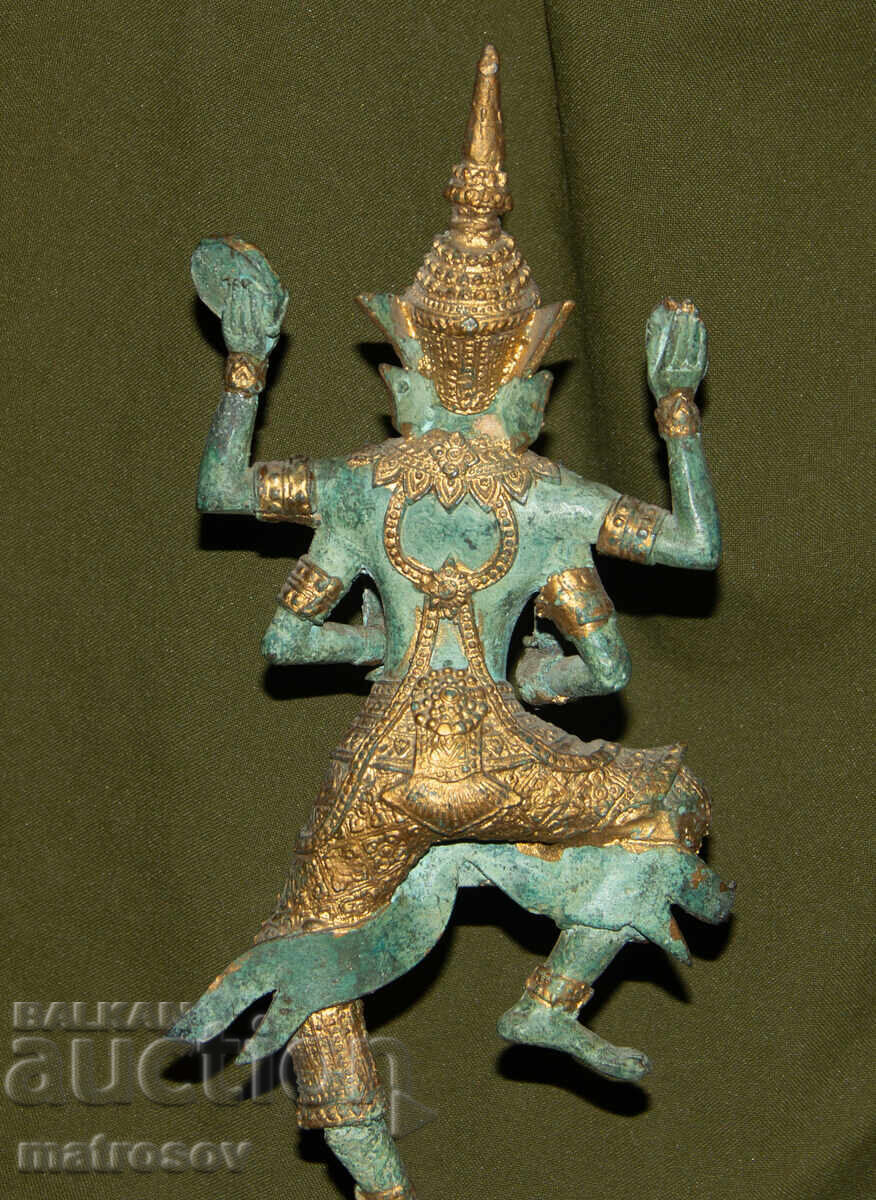 Bronze decorative statue sculpture Vishnu - 5
