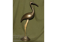 Χάλκινο διακοσμητικό άγαλμα γλυπτό ερωδιού