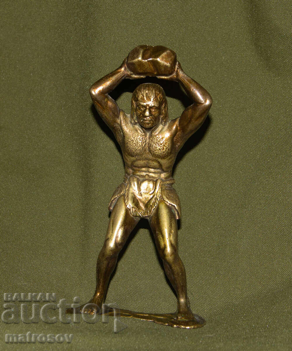 Αυθεντικό μπρούτζινο γλυπτό Νεάντερταλ με τιμή 240.00 BGN | € 122.71