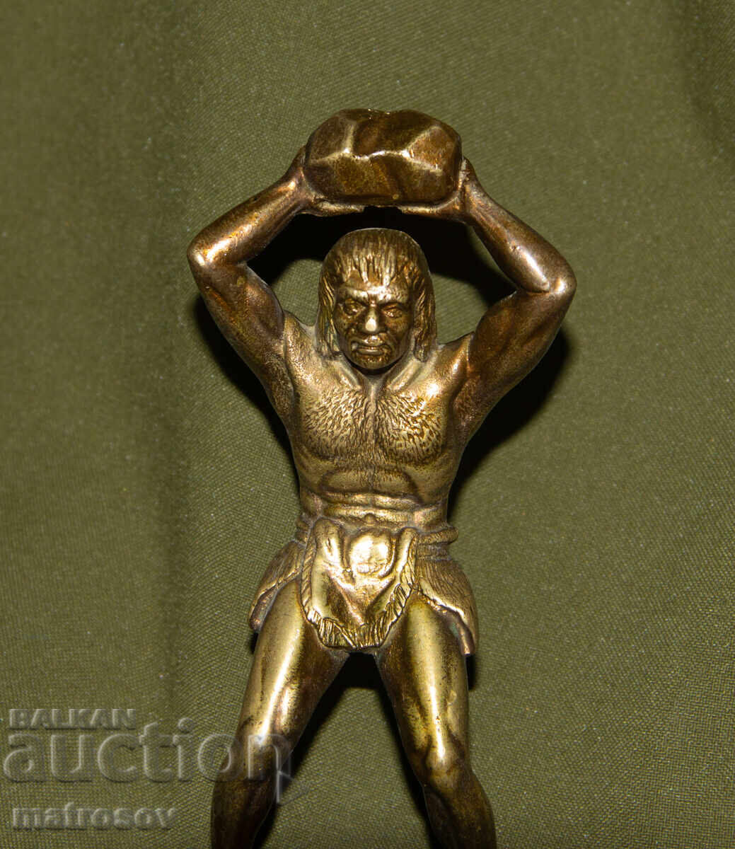 Παράδοση Αυθεντικό μπρούτζινο γλυπτό Νεάντερταλ