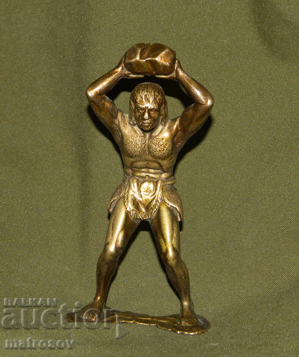 Αυθεντικό μπρούτζινο γλυπτό Νεάντερταλ