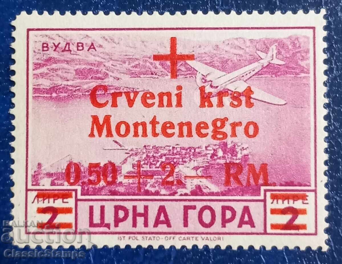Καθαρή σφραγίδα Γερμανίας Μαυροβούνιο 1944