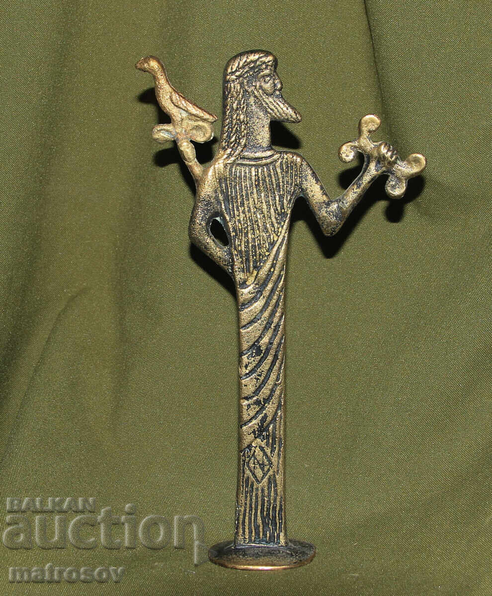 Аукцион Бронзова фигура гръцка митология Зевс