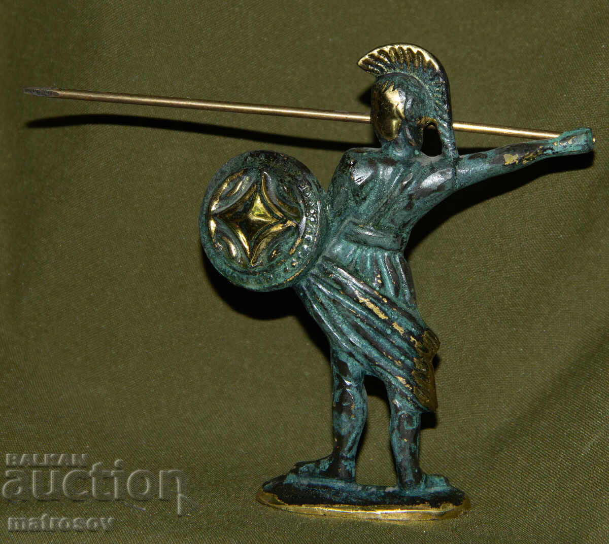 Bronze figure Greek mythology warrior - 6