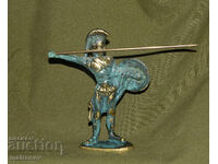 Figură de bronz mitologie greacă războinic