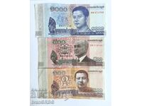 Bancnote din Cambodgia 1000 riel 500 riel 100 riel SERIE NOUĂ