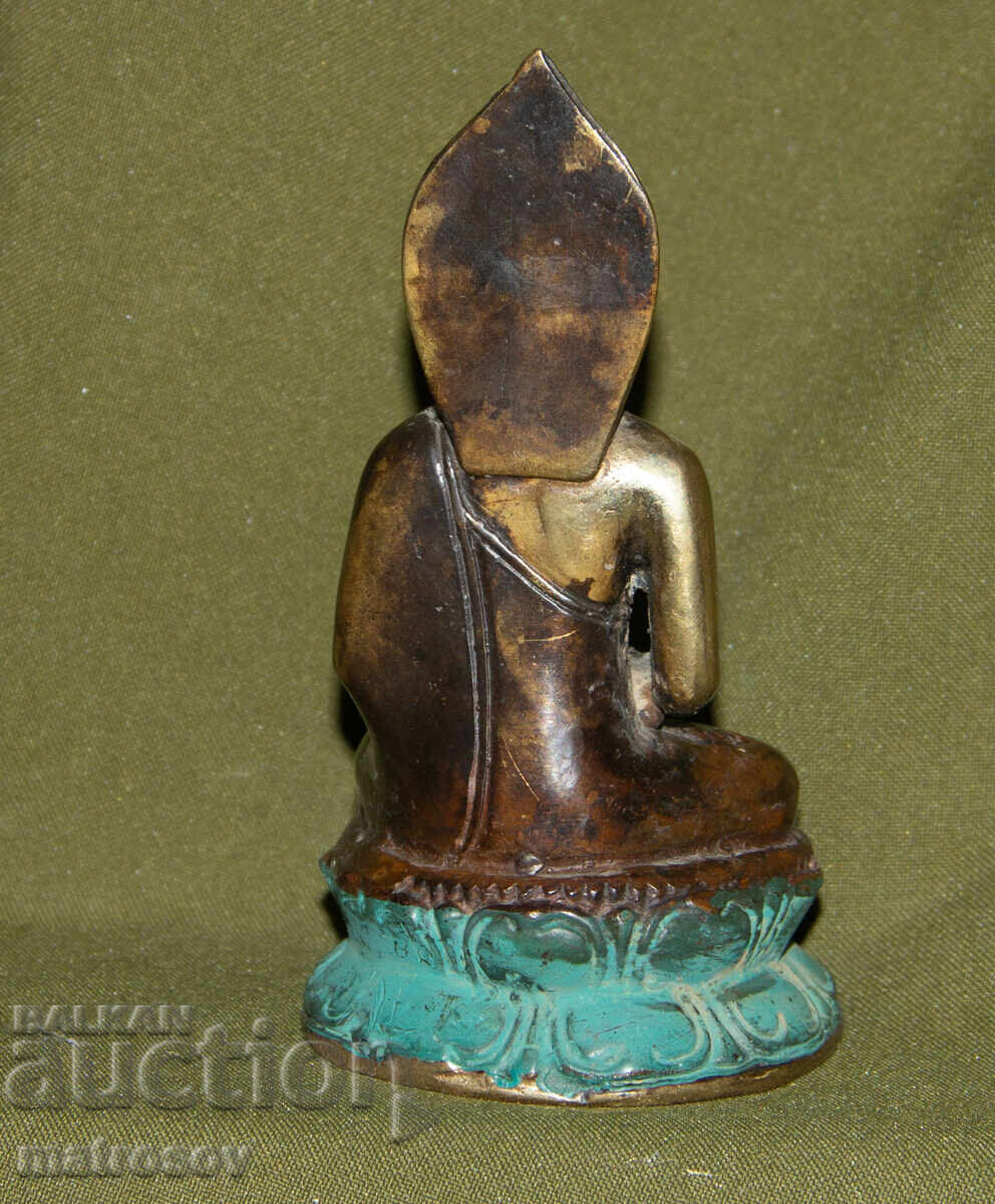 Χάλκινο διακοσμητικό άγαλμα γλυπτό Βούδα - 5