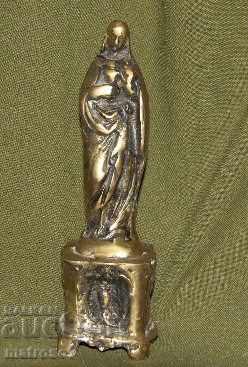 Bronze decorative statue sculpture Virgin Mary with price 300.00 BGN | € 153.39