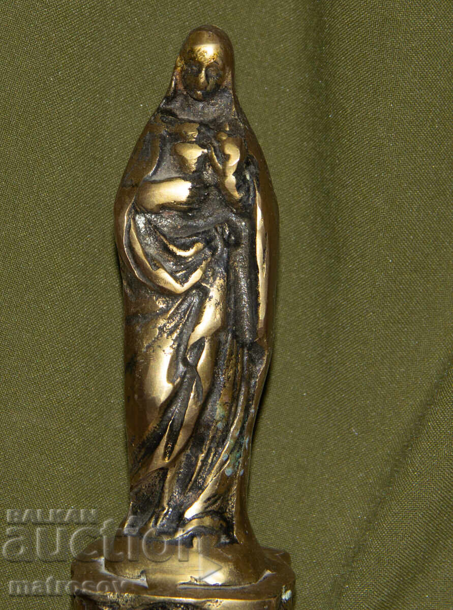 Auction  Bronze decorative statue sculpture Virgin Mary
