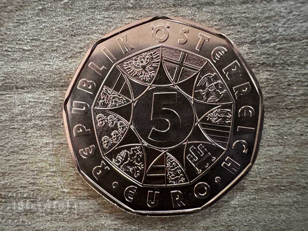 Austria - 5 Euro (2022) - Happiness is a bird Austria - 5 Euro (2022) - Happiness is a bird