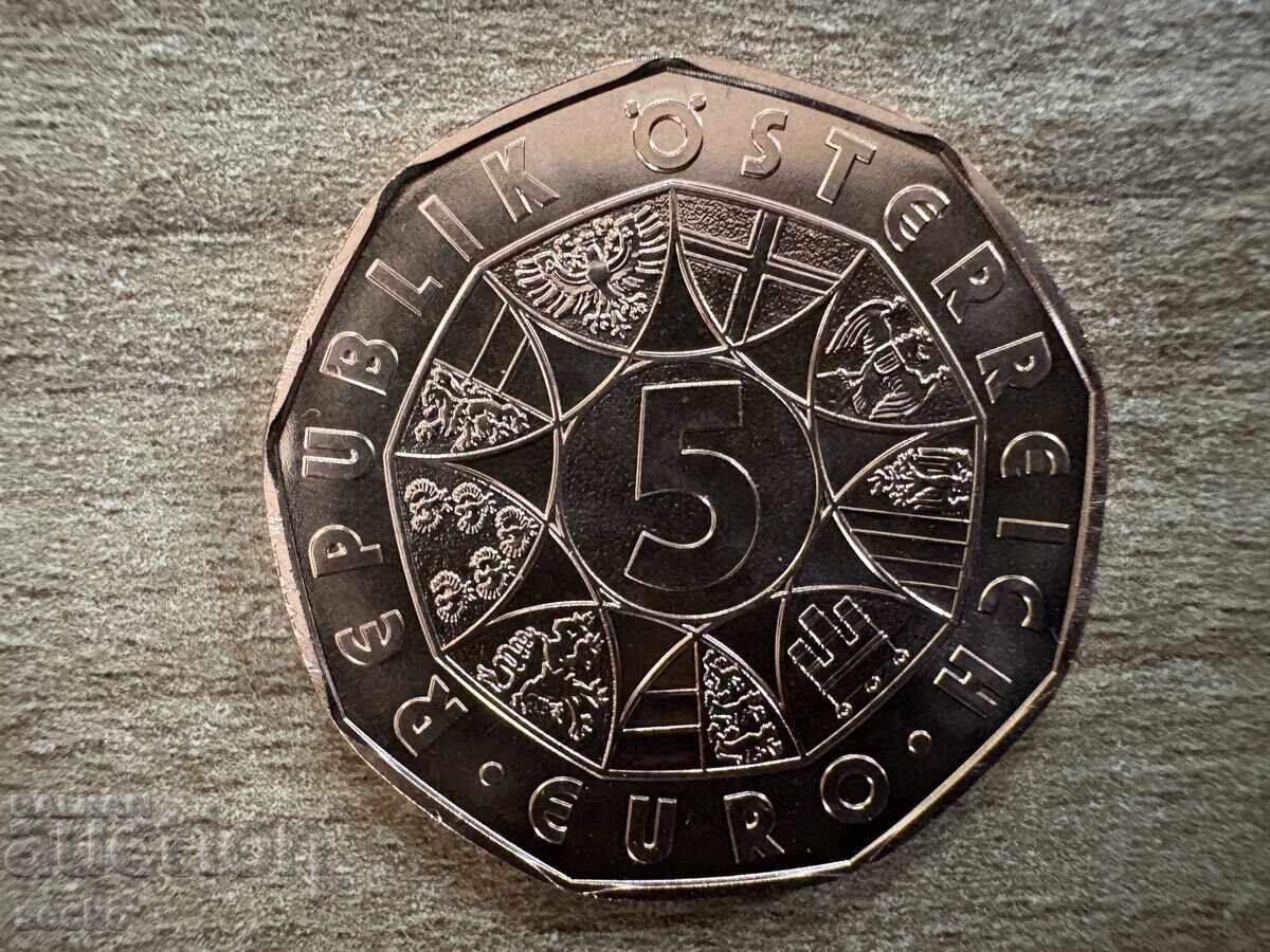 Austria - 5 euro (2025) - Sărbătoarea noului început - Narcis