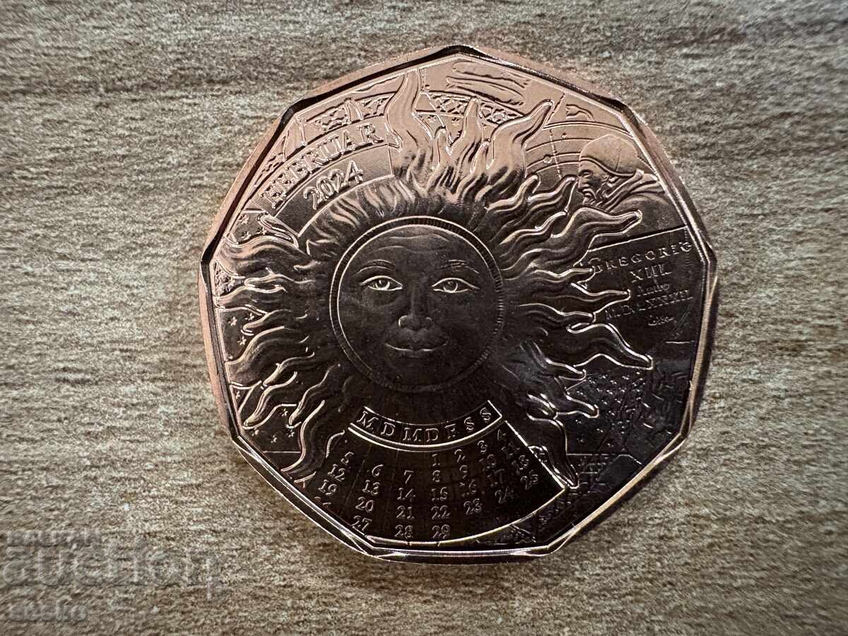 Austria - 5 Euro (2024) - Leap Year, 365 + 1 Day with price 15.00 BGN | € 7.67