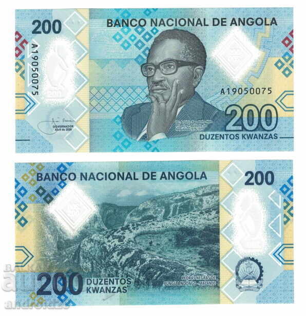 200 Kwanza 2020 Angola UNC / Bancnotă / Polimer