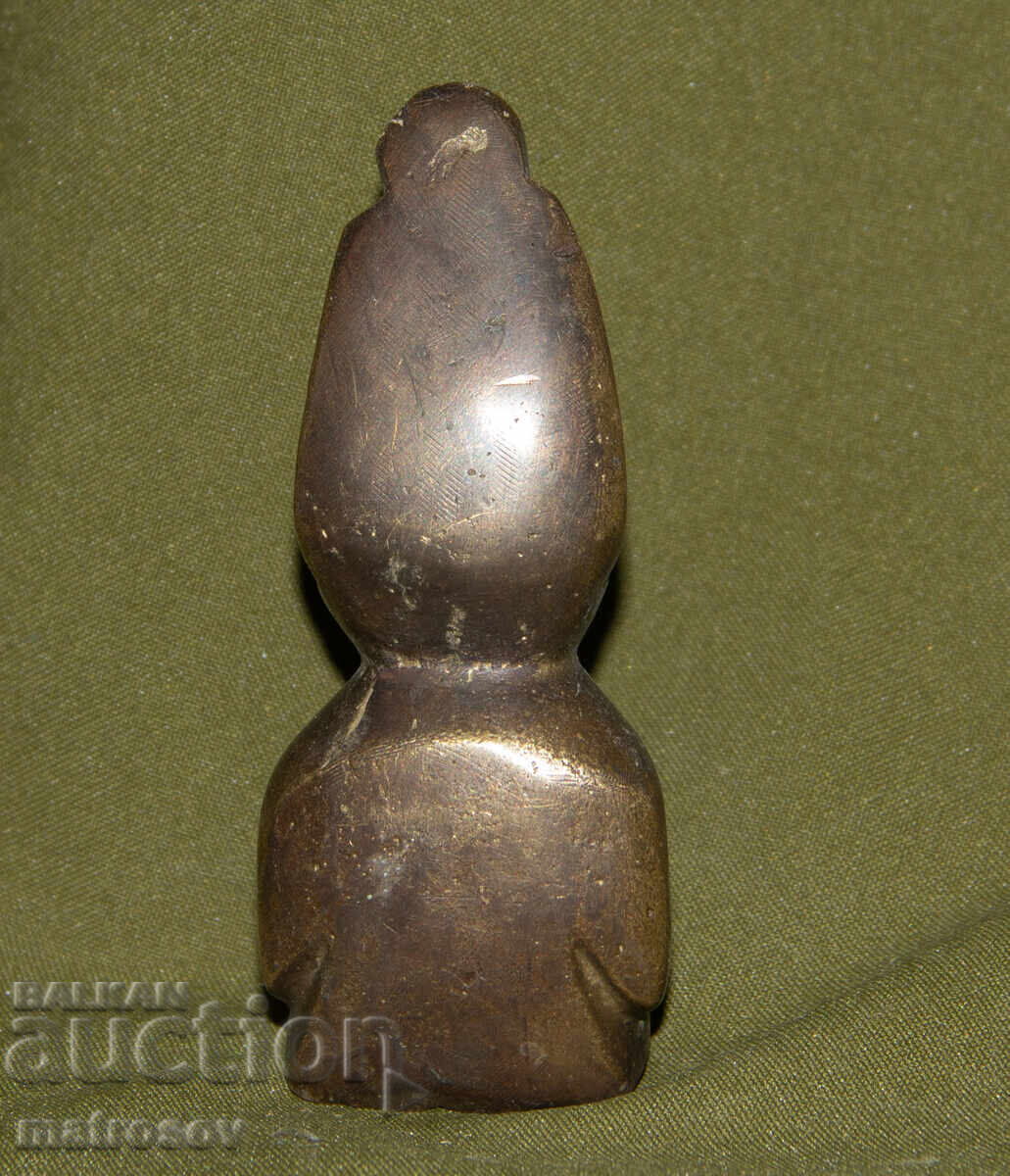 Χάλκινο στυλιζαρισμένο ειδώλιο αζτέκικης μυθολογίας - 5