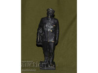 Sculptură masivă din alamă Rusia URSS Vladimir Ilici Lenin