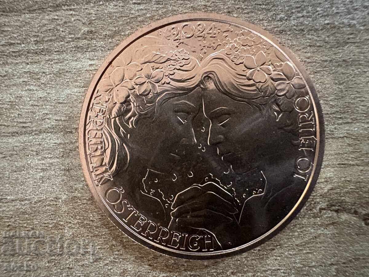 Αυστρία - 10 ευρώ (2024) - Η Γλώσσα των Λουλουδιών - Βιολέτα
