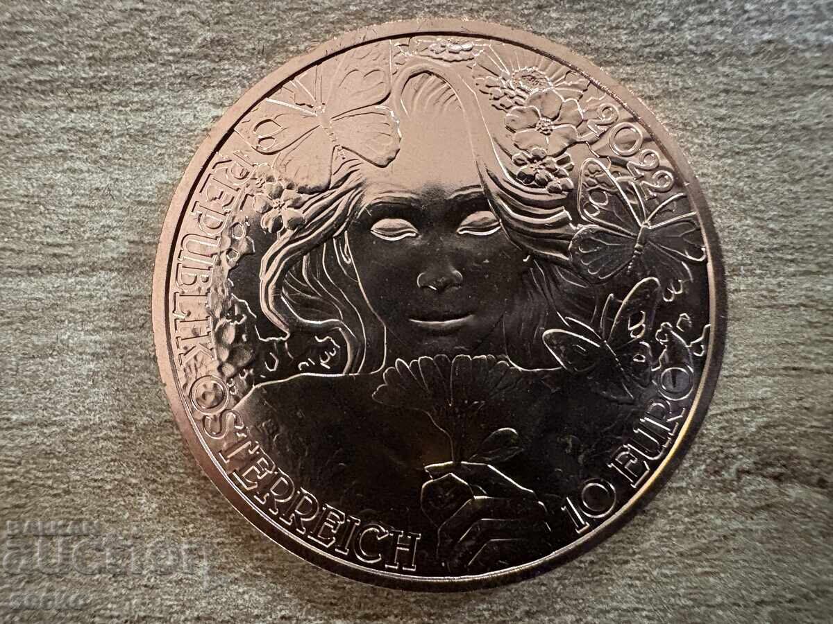 Αυστρία - 10 ευρώ (2022) - Γλώσσα των Χρωμάτων - Καλέντουλα Αυστρία - 10 ευρώ (2022) - Γλώσσα των Χρωμάτων - Καλέντουλα