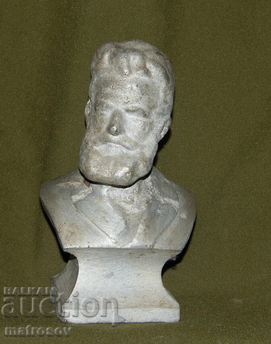 Μεταλλική γλυπτική προτομή Χρήστου Μπότεφ με τιμή 150.00 BGN | € 76.69 Μεταλλική γλυπτική προτομή Χρήστου Μπότεφ με τιμή 150.00 BGN | € 76.69