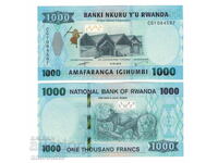 1000 Franci 2019 Rwanda UNC / Bancnotă
