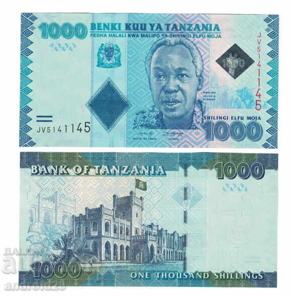 1000 Shillings 2019 Tanzania UNC / Banknote