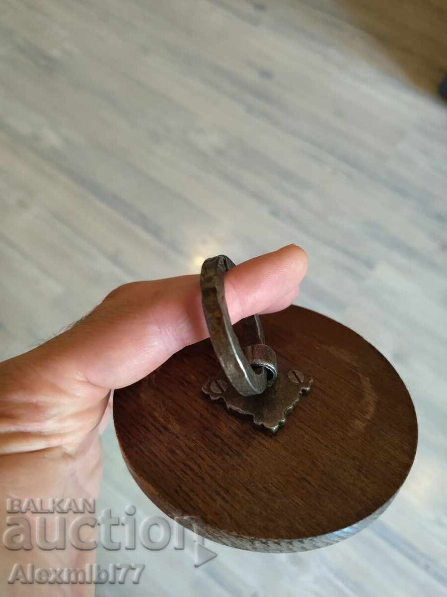 Antique metal box - wooden lid, retro-medieval style - 7 Antique metal box - wooden lid, retro-medieval style - 7