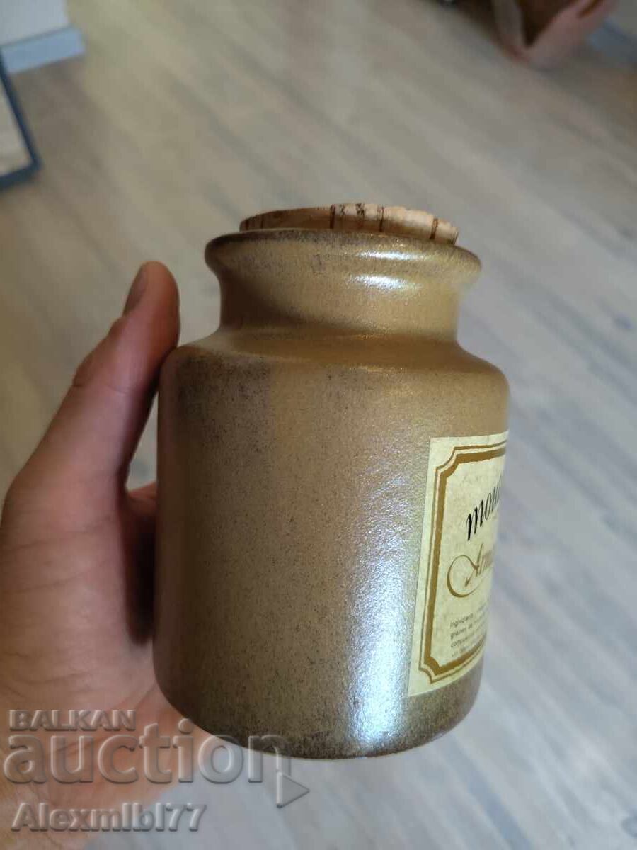 Αντίκα γαλλικό κεραμικό δοχείο μουστάρδας Armand Bizouard Amora με τιμή € 10.00 | 19.56 BGN