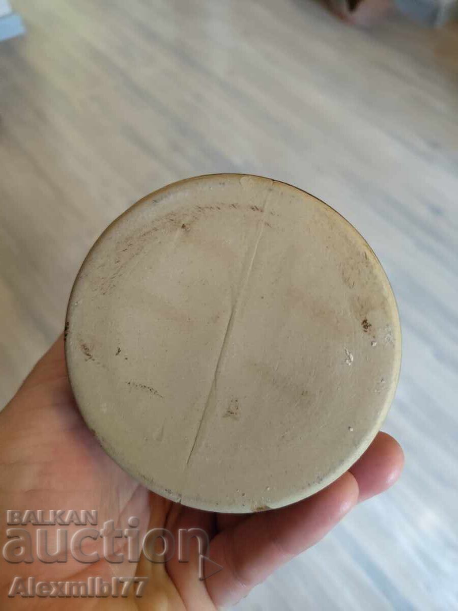 Αντίκα γαλλικό κεραμικό δοχείο μουστάρδας Armand Bizouard Amora - 6