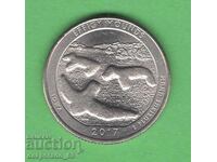 25 Cents 2017 P USA (Effigy Mounds) UNC