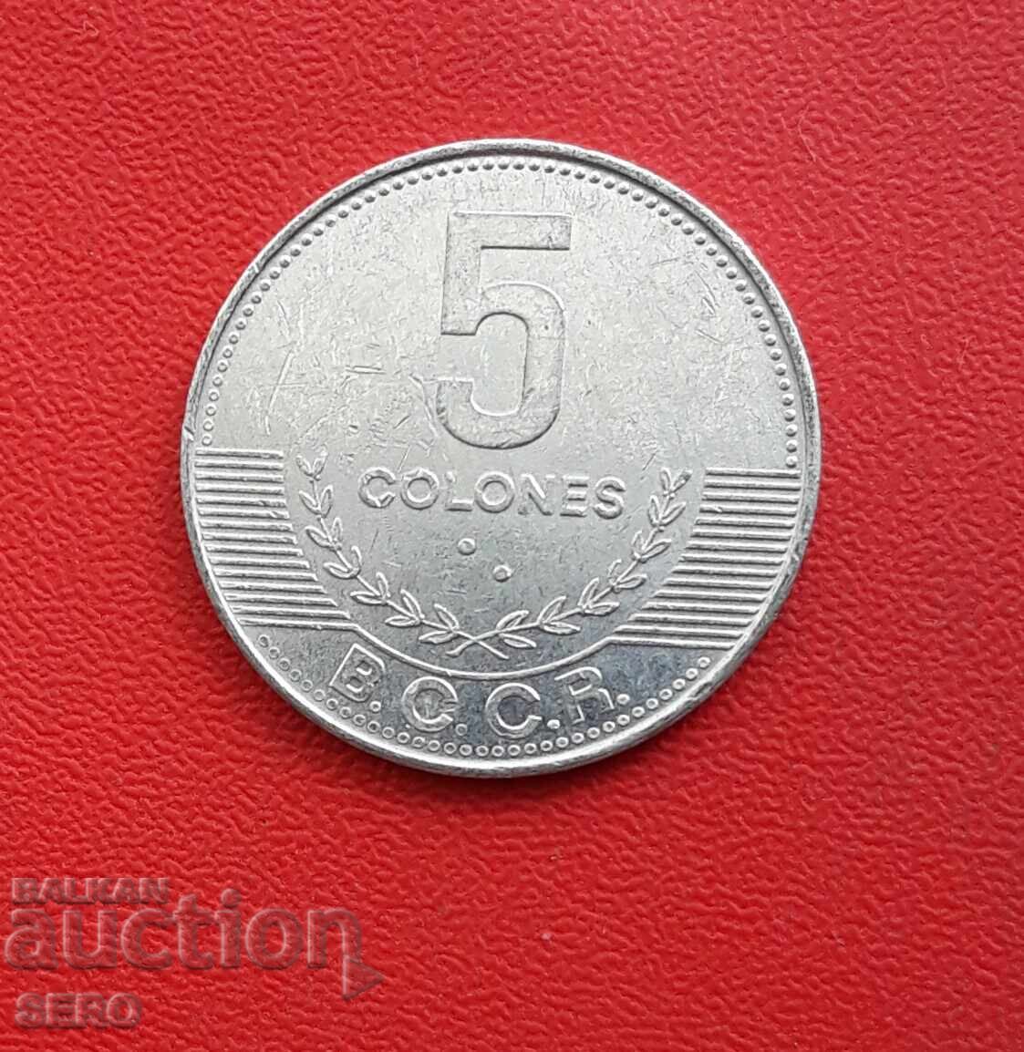 Costa Rica - 5 colones 2012 Costa Rica - 5 colones 2012