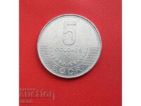 Costa Rica - 5 colones 2012