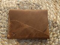 Portofel de afaceri de lux pentru bărbați din piele naturală Horween