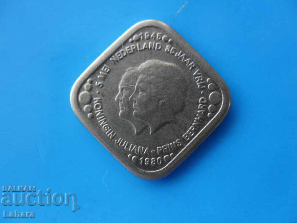 5 цента 1980 г. Холандски антили , Холандия