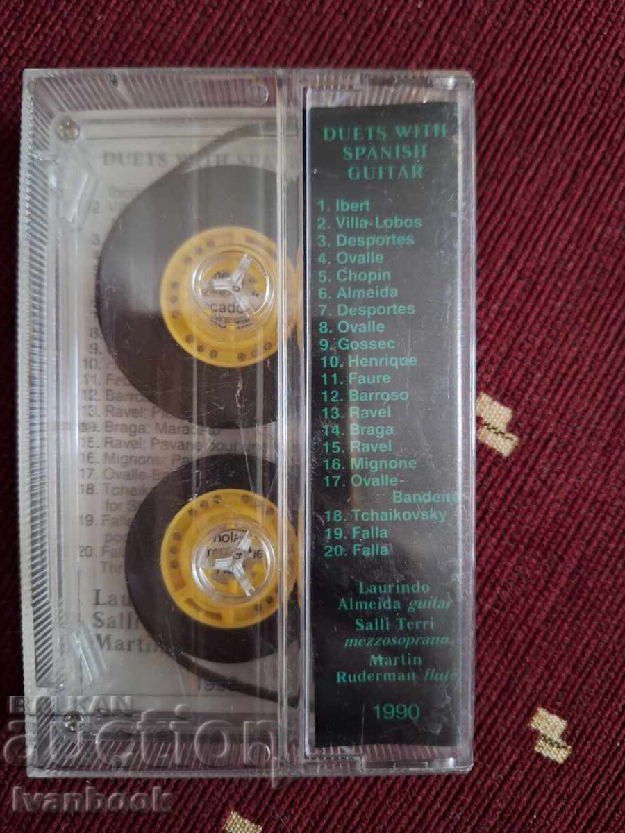 Δημοπρασία Αυτοκόλλητη κασέτα - Ισπανική κιθάρα ..ντουέτα