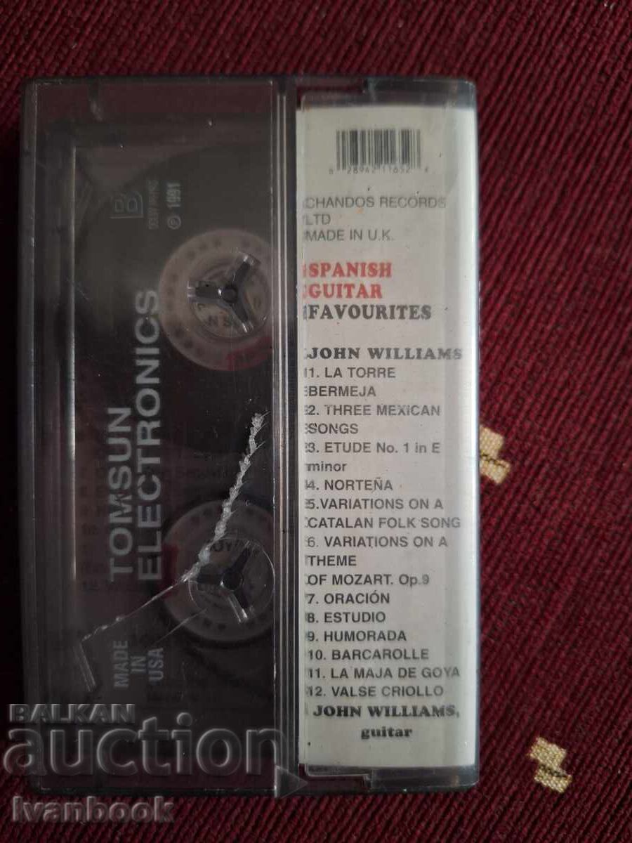 Auction Audio cassette - Spanish Guitar John Williams Auction Audio cassette - Spanish Guitar John Williams