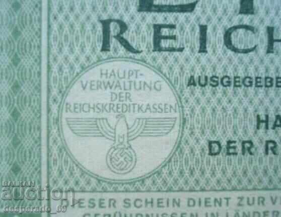 (¯`'•.¸GERMANY 1 mark 1944 (Wehrmacht,Swastika) UNC¸.•'´¯) with price 19.00 BGN | € 9.71