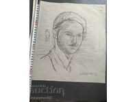 Portrait drawing by Preslav Karshovski