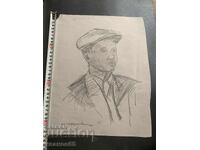 Portrait drawing by Preslav Karshovski