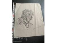 Portrait drawing by Preslav Karshovski