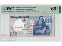 Πορτογαλία 100 Εσκούδος 1985 Pick 178e PMG Gem UNC 65 EPQ
