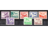 1951- 55. Чили. Въздушна поща - Самолет. Без воден знак.