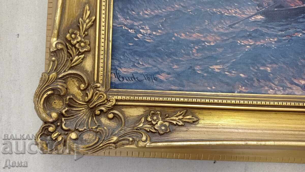 Massive, large Baroque frame with price 90.00 BGN | € 46.02
