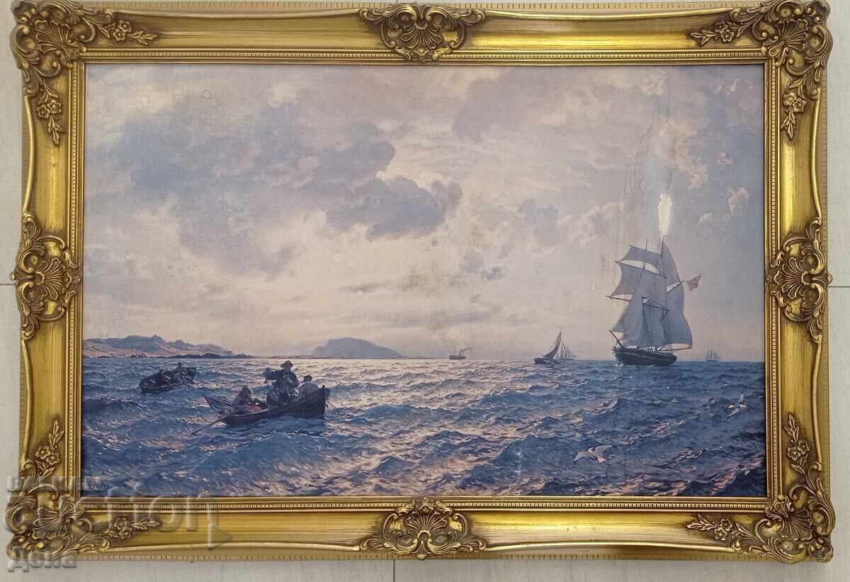 Massive, large Baroque frame